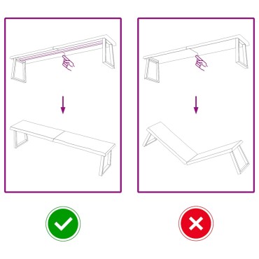 vidaXL Επιφ Τραπεζιού Αν Καφέ 180x40x(2-4)cm Ακατέργ. Μασίφ Ξύλο Δρυός 1 τεμ.
