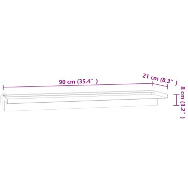 vidaXL Σιντριβάνι Καταρράκτης Πισίνας με RGB LED 90 εκ Ανοξειδ. Ατσάλι