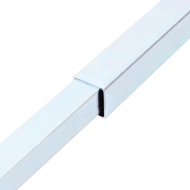 vidaXL Ρυθμιζόμενη Μπάρα Ασφαλείας Παραθύρου 6 pcs Ασημί Ατσάλι