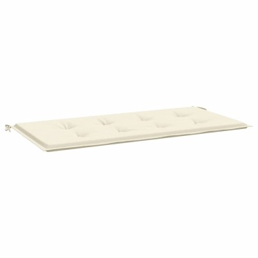 vidaXL Μαξιλάρι Πάγκου Κήπου Κρεμ 100x50x3cm Ύφασμα Oxford