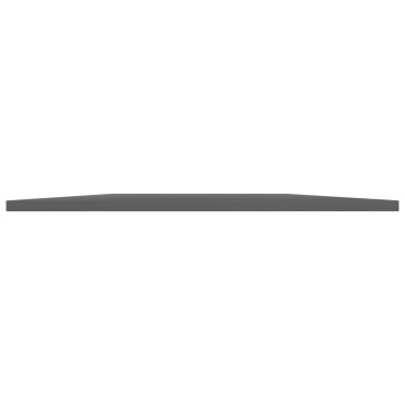 vidaXL Ράφια Βιβλιοθήκης 8 τεμ. Γυαλ. Γκρι 80x30x1,5cm Μοριοσανίδα