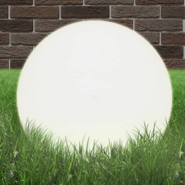 vidaXL Φωτιστικά Μπάλα LED 2 τεμ. Σφαιρικά 50 εκ. Ακρυλικά (PMMA)