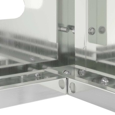 vidaXL Κάλυμμα κλιματιστικού Ασημί 110 x 50 x 80 cm