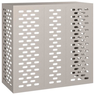 vidaXL Κάλυμμα κλιματιστικού Σκ rusty 110 x 50 x 105 εκ