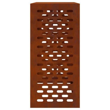 vidaXL Κάλυμμα κλιματιστικού Σκ rusty 110 x 50 x 105 εκ