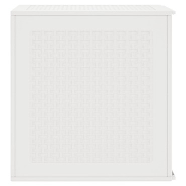 vidaXL Κουτί αποθήκευσης Λευκό 55x53x57cm Πολυπροπυλένιο