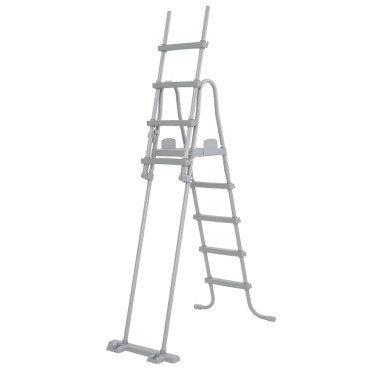 Bestway Flowclear Σκάλα Ασφαλείας Πισίνας με 4 Σκαλοπάτια 132 εκ.