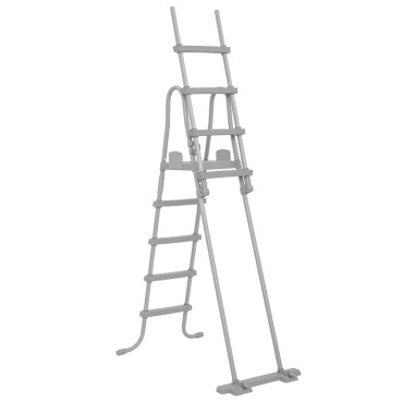 Bestway Flowclear Σκάλα Ασφαλείας Πισίνας με 4 Σκαλοπάτια 132 εκ.