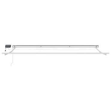 vidaXL Χειροκίνητο πλαίσιο τέντας με LED 4 x 3,5 μ