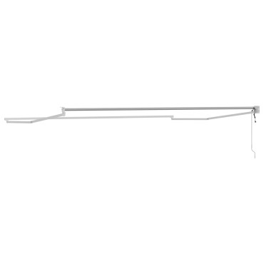 vidaXL Electric Awning Frame 4 x 2 m Λευκό
