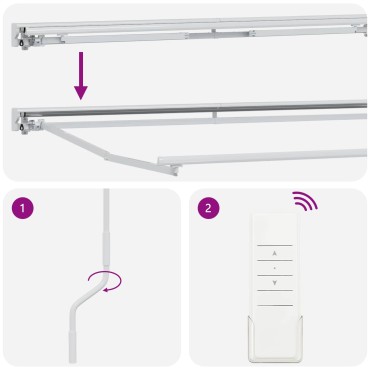 vidaXL Electric Awning Frame 4 x 3,5 m Λευκό