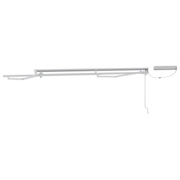 vidaXL Solar Electric Awning Frame 3.5 x 2 m Λευκό