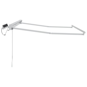 vidaXL Solar Electric Awning Frame 3.5 x 2.5 m Λευκό