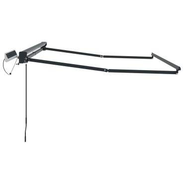 vidaXL Solar Electric Awning Frame 3.5 x 2 m Ανθρακί