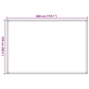 vidaXL Χαλί Σκηνής Πράσινο 250 x 300 εκ. από HDPE