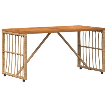 vidaXL Εξωτερικό Τραπέζι Φυσικό 80x40x40cm 1 τεμ.