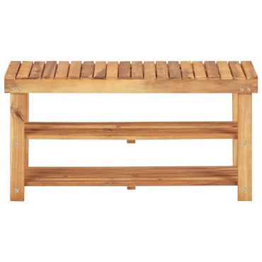 vidaXL Παπουτσοθήκη 90x32x46cm από Μασίφ Ξύλο Ακακίας