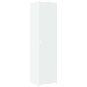 vidaXL Ντουλάπι Αποθήκευσης Στενό Λευκό 50x42,5x225cm Επεξεργ. Ξύλο 1 τεμ.