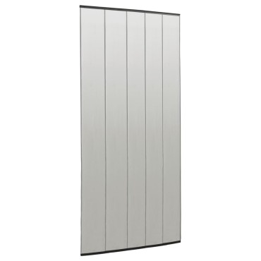 vidaXL Σήτα Πόρτας Κουρτίνα 5 Τεμαχίων Μαύρη 120 x 240 εκ.