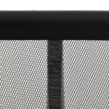 vidaXL Σήτα Πόρτας Κουρτίνα 5 Τεμαχίων Μαύρη 120 x 240 εκ.