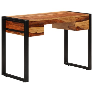 vidaXL Γραφείο με 2 Συρτάρια 110x50x77cm από Μασίφ Ξύλο Ακακίας 1 τεμ.