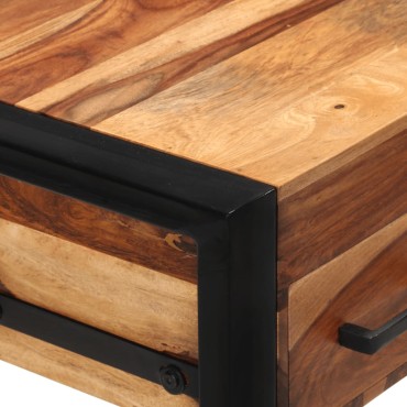 vidaXL Γραφείο με 2 Συρτάρια 110x50x77cm από Μασίφ Ξύλο Ακακίας 1 τεμ.