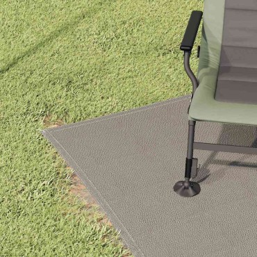 vidaXL Χαλκάκι Σκηνής Ανοιχτό γκρι 400 x 250 cm Πολυαιθυλένιο