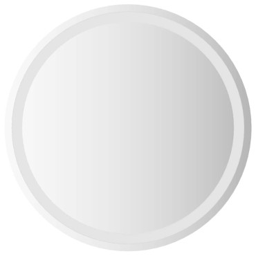 vidaXL Καθρέφτης Μπάνιου LED Στρογγυλός 60 εκ.