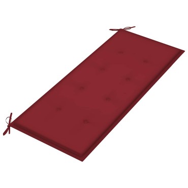 vidaXL Παγκάκι Κήπου από Μπαμπού με Μαξιλάρι 120x55x90cm 1 τεμ.