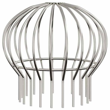 vidaXL Φύλλο Προστασίας Γαμμάτων 2 τμχ. Ασημί 160 mm Ανοξείδωτο ατσάλι