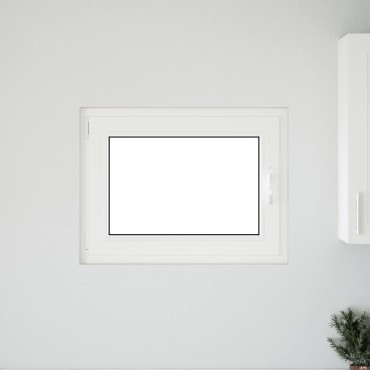 vidaXL Παράθυρο Κάτω Στρώματος RISOR 80 x 70 cm PVC και Γυαλί