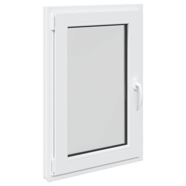 vidaXL Παράθυρο Κάτω Στρώματος RISOR 60 x 100 cm PVC και Γυαλί Λευκό