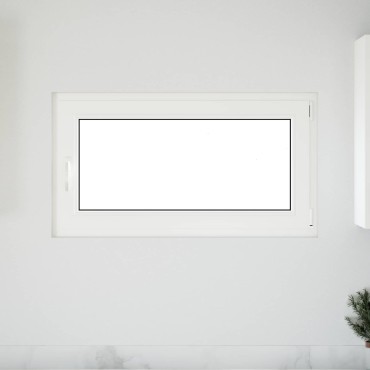 vidaXL Παράθυρο Κάτω Στρώματος RISOR 110 x 50 cm PVC και Γυαλί
