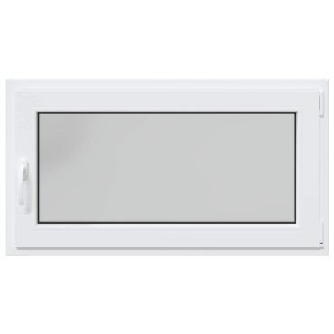 vidaXL Παράθυρο Κάτω Στρώματος RISOR 110 x 50 cm PVC και Γυαλί