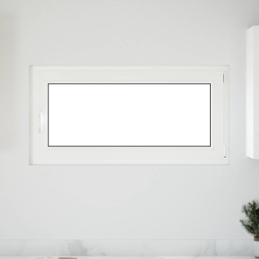 vidaXL Παράθυρο Κάτω Στρώματος RISOR 120 x 60 cm PVC και Γυαλί