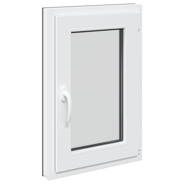 vidaXL Παράθυρο Κάτω Στρώματος RISOR 50 x 75 cm PVC και Γυαλί Ανθρακί