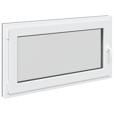 vidaXL Παράθυρο Κάτω Στρώματος RISOR 110 x 50 cm PVC και Γυαλί Ανθρακί