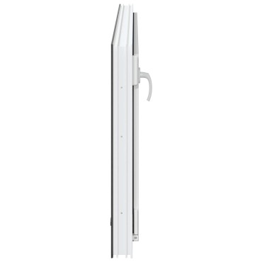 vidaXL Παράθυρο Κάτω Στρώματος RISOR 120 x 60 cm PVC και Γυαλί Ανθρακί