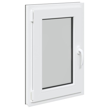 vidaXL Παράθυρο Κάτω Στρώματος RISOR 50 x 75 cm PVC και Γυαλί Ανθρακί