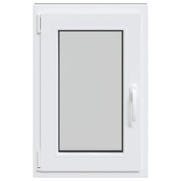 vidaXL Παράθυρο Κάτω Στρώματος RISOR 50 x 75 cm PVC και Γυαλί Ανθρακί