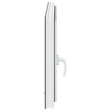 vidaXL Παράθυρο Κάτω Στρώματος RISOR 100 x 50 cm PVC και Γυαλί Ανθρακί
