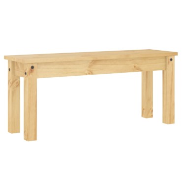 vidaXL Πάγκος Τραπεζαρίας PANAMA 105x30x45cm από Μασίφ Ξύλο Πεύκου 1 τεμ.