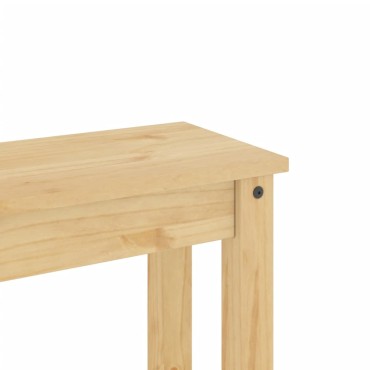 vidaXL Πάγκος Τραπεζαρίας PANAMA 105x30x45cm από Μασίφ Ξύλο Πεύκου 1 τεμ.
