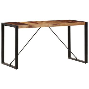 vidaXL Τραπεζαρία 140x70x75cm από Μασίφ Ξύλο Ακακίας 1 τεμ.