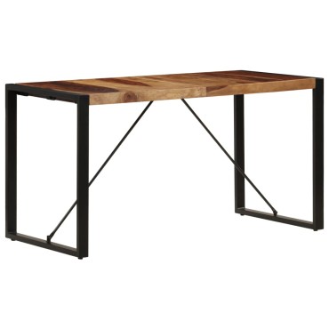 vidaXL Τραπεζαρία 140x70x75cm από Μασίφ Ξύλο Ακακίας 1 τεμ.