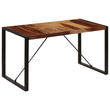 vidaXL Τραπεζαρία 140x70x75cm από Μασίφ Ξύλο Ακακίας 1 τεμ.