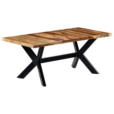vidaXL Τραπεζαρία 180x90x75cm από Μασίφ Ξύλο Ακακίας 1 τεμ.