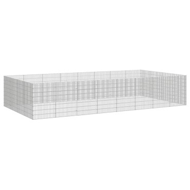 vidaXL Περίφραξη Ζώων Ελεύθερης Βοσκής 24 Πάνελ 54x80 εκ. Γαλβ. Σίδερο