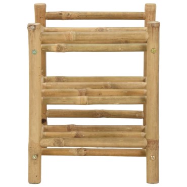 vidaXL Ράφι Κρασιού Φυσικό 32,5x29,5x36cm Μπαμπού 1 τεμ.
