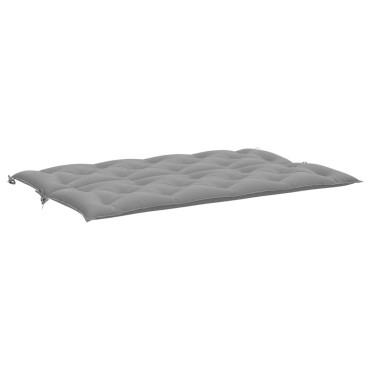 vidaXL Μαξιλάρι Πάγκου Κήπου Γκρι 150x(50+50)x7cm Ύφασμα Oxford